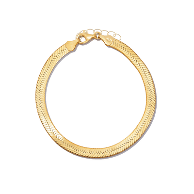 Harrington Bone Bracelet in 18K Gold - Roro Arabia -