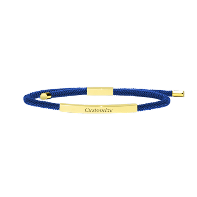 Promesse Bracelet in 18k Gold, Royal Blue - Roro Arabia - Bracelets