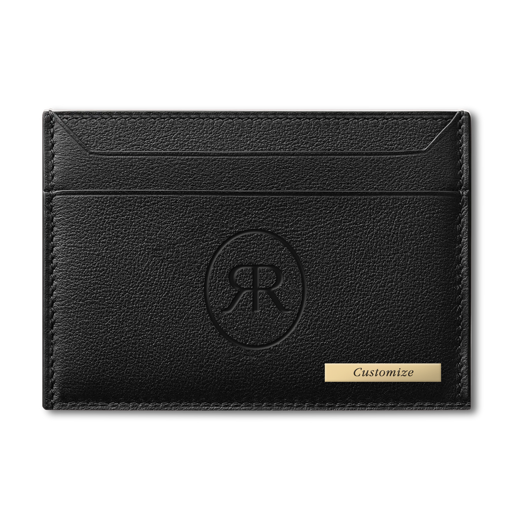 Signature Card Holder, Patrimoine in Black