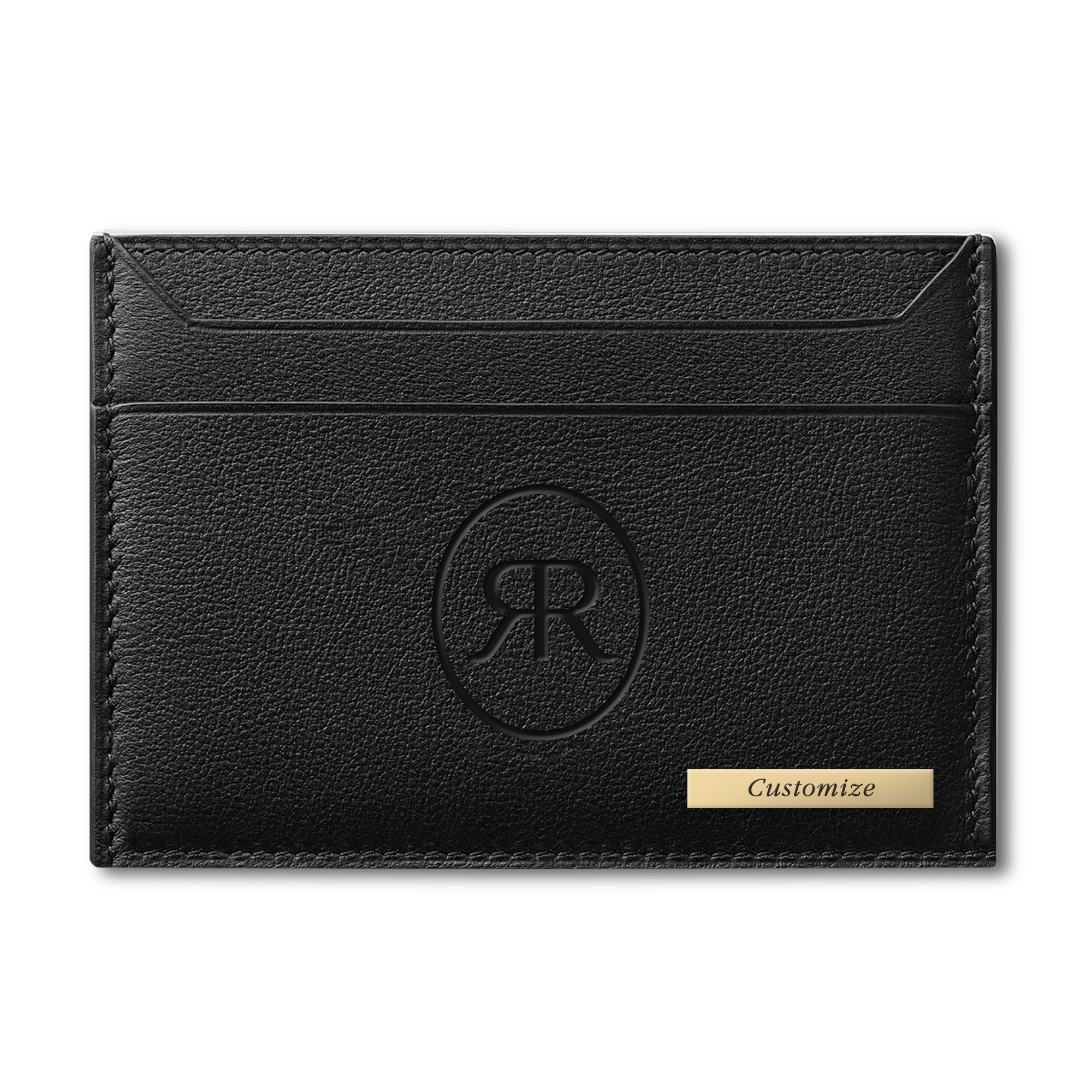 Signature Card Holder, Patrimoine in Black