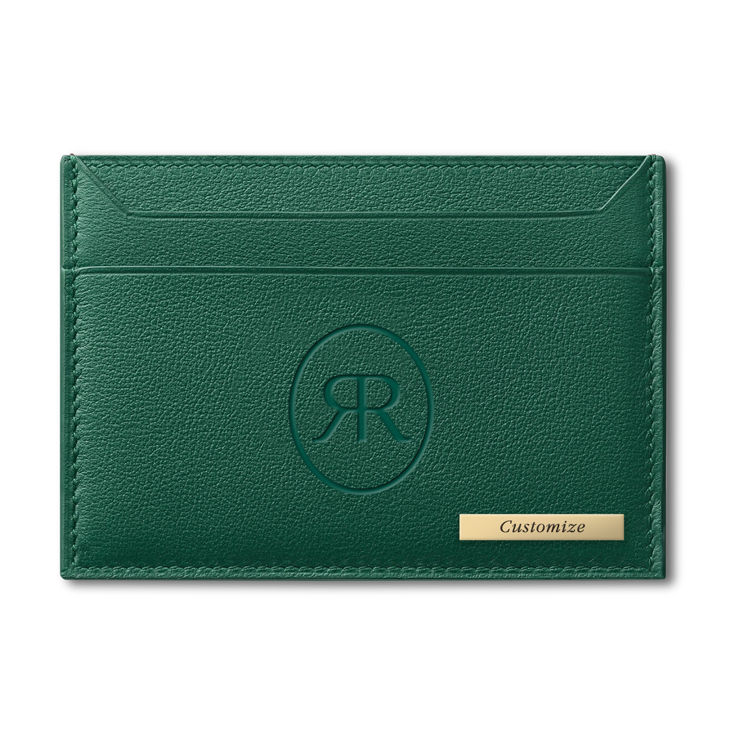 Signature Card Holder, Patrimoine in Green