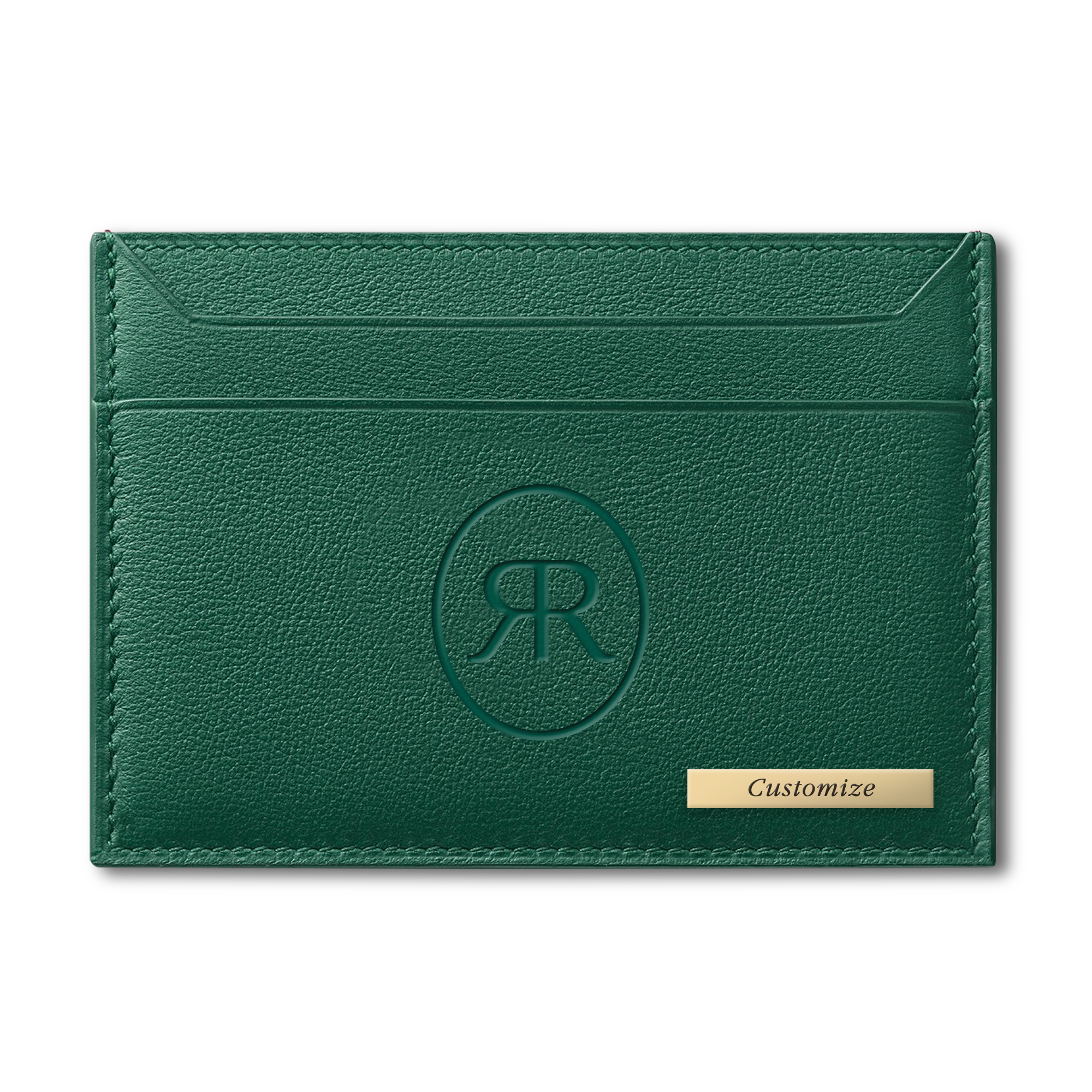 Signature Card Holder, Patrimoine in Green