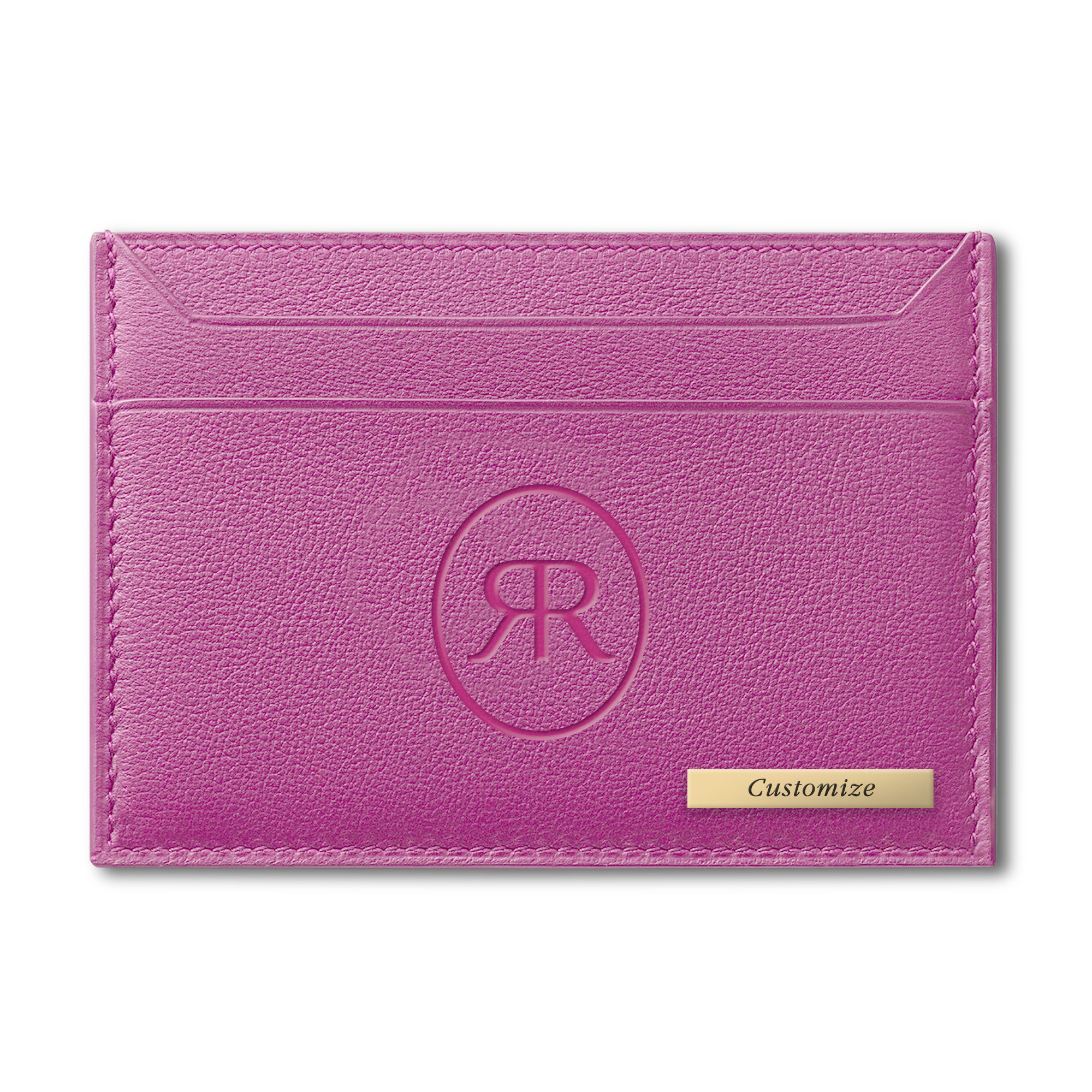 Signature Card Holder, Patrimoine in Pink