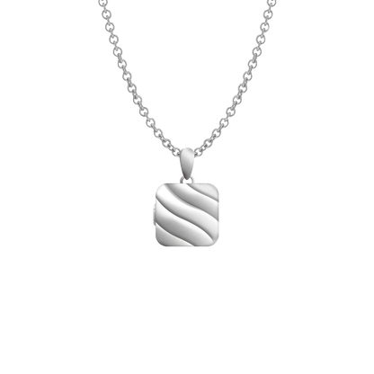 The Ripple Locket Necklace in 925K sterling Silver