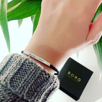 Promesse Bracelet in 18k Gold, Pitch Black