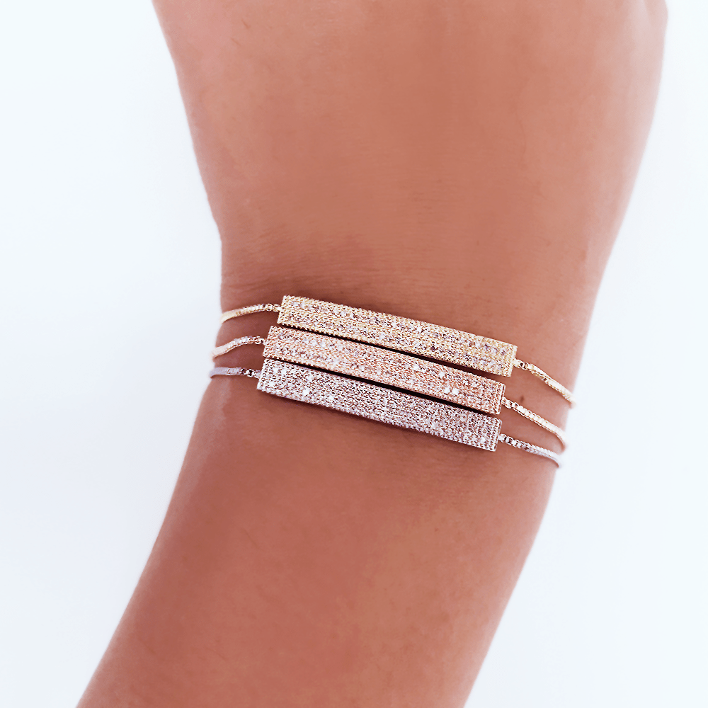 Bespoke Shimmer Bracelet in 14K Rose Gold - Roro Arabia - Bracelets