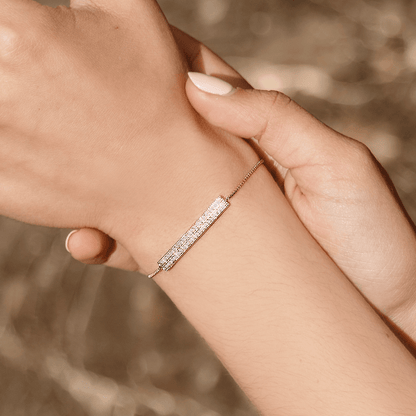 Bespoke Shimmer Bracelet in 14K Rose Gold - Roro Arabia - Bracelets