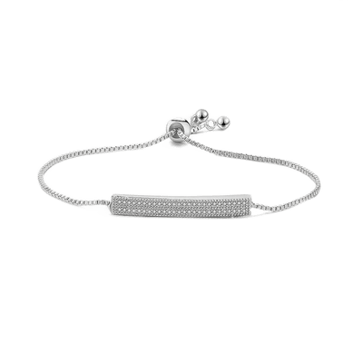Bespoke Shimmer Bracelet in Silver - Roro Arabia -