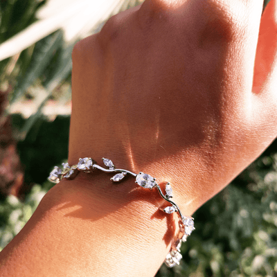 Blossom Bracelet in Silver - Roro Arabia -
