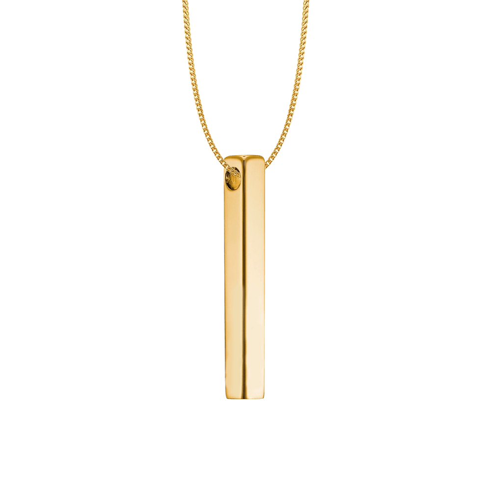 Name bar deals necklace