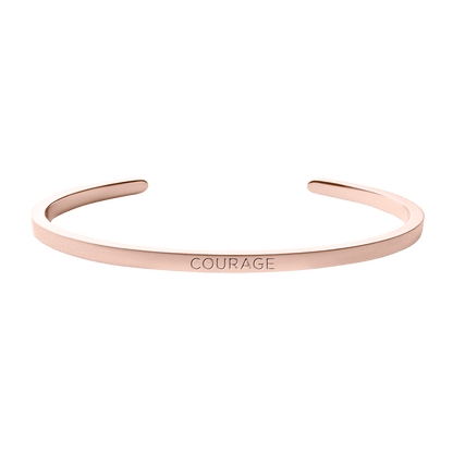 Courage Cuff in 18K Rose Gold - Roro Arabia -