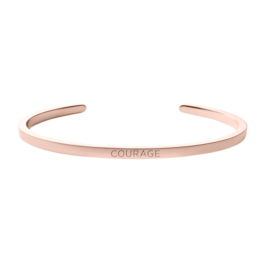 Courage Cuff in 18K Rose Gold - Roro Arabia -