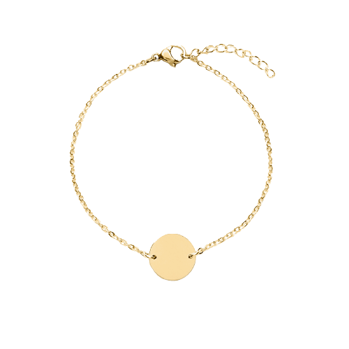 Halo Bracelet in 14k Gold for Babies and Kids - Roro Arabia -