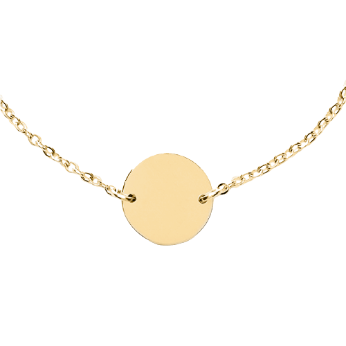 Halo Bracelet in 14k Gold for Babies and Kids - Roro Arabia -