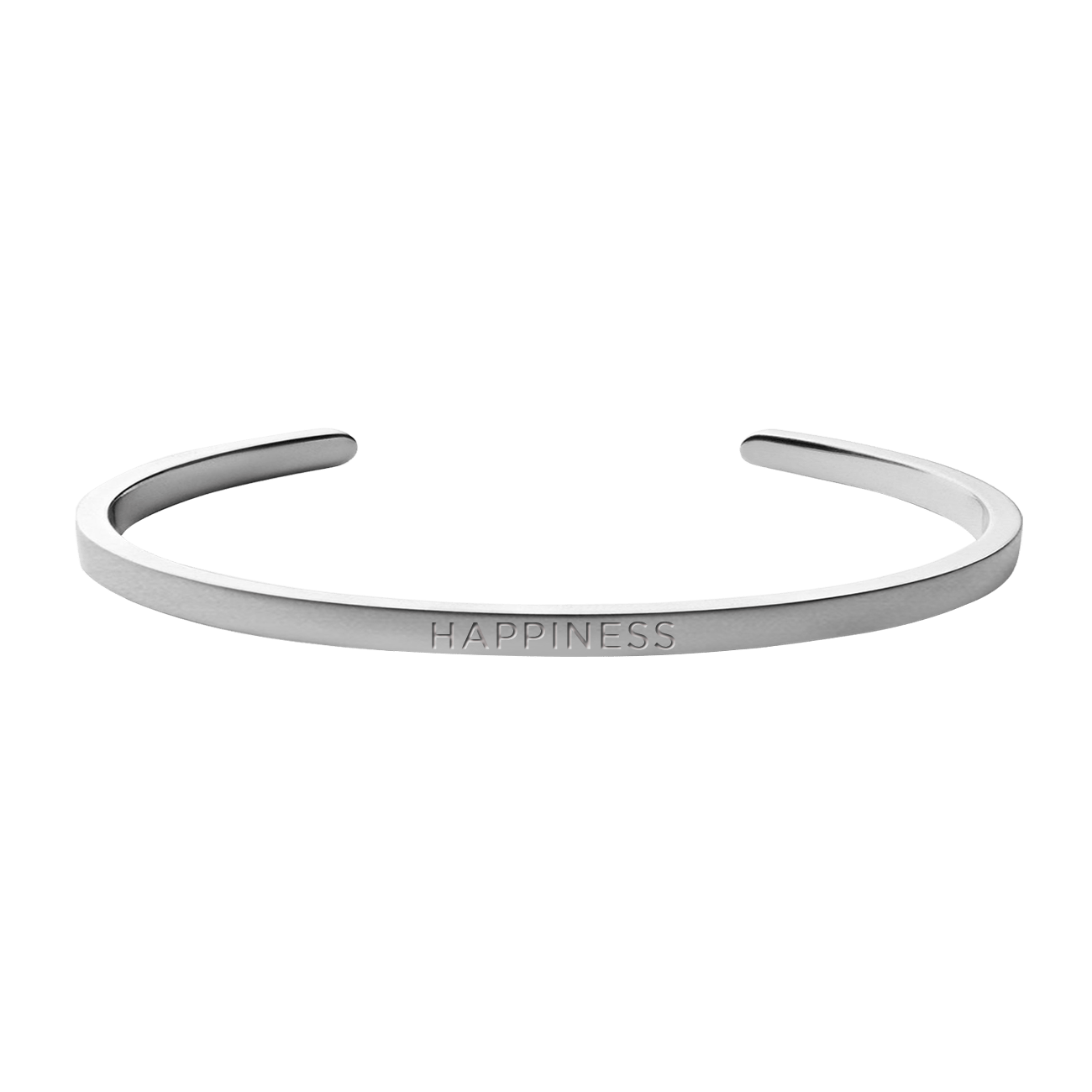Happiness Cuff in Silver - Roro Arabia -