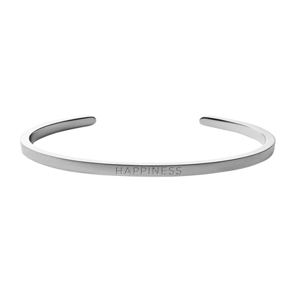 Happiness Cuff in Silver - Roro Arabia -