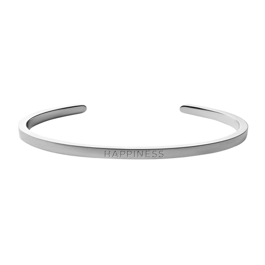 Happiness Cuff in Silver - Roro Arabia -