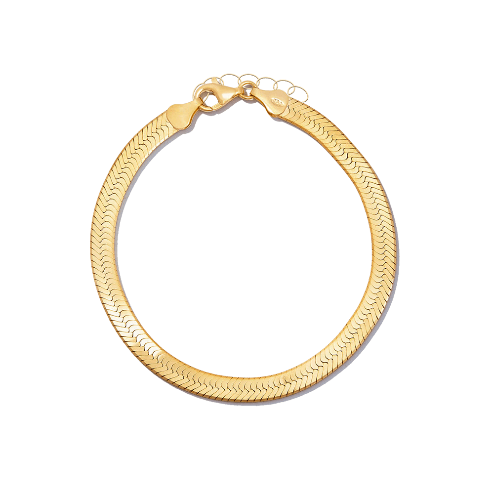 Harrington Bone Bracelet in 18K Gold - Roro Arabia -