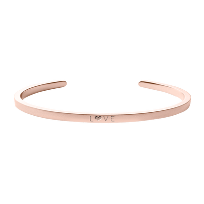 Love Cuff in 18K Rose Gold - Roro Arabia - Bracelets