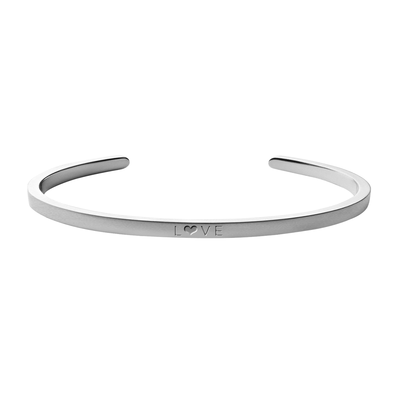 Love Cuff in Silver - Roro Arabia -