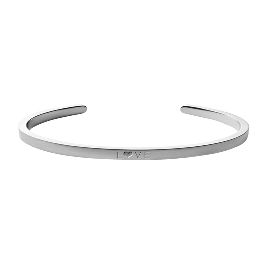 Love Cuff in Silver - Roro Arabia -