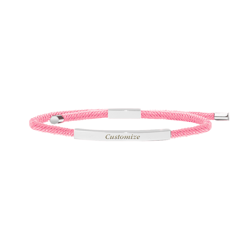 Promesse Bracelet in Silver, French Rose - Roro Arabia -