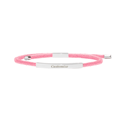 Promesse Bracelet in Silver, French Rose - Roro Arabia -