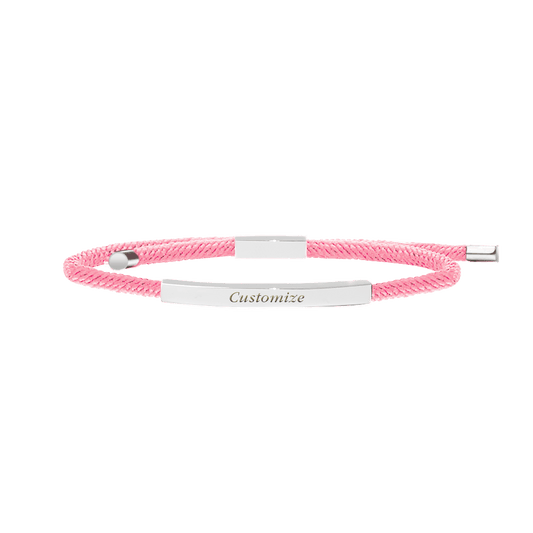 Promesse Bracelet in Silver, French Rose - Roro Arabia -