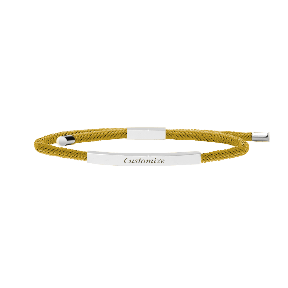 Promesse Bracelet in Silver, Oud Gold - Roro Arabia -